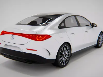 Mercedes-AMG CLA EV 2025 Low-poly 3D model