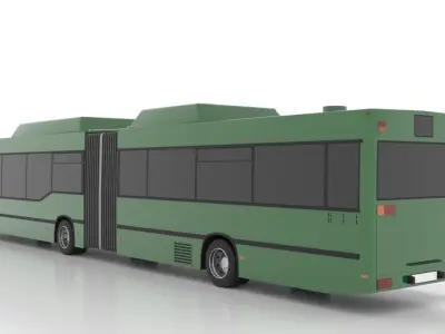 Mercedes-Benz O405GN2 CNG Low Low-poly 3D model