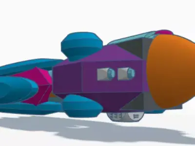 Ant Battlecruisers 3D print model
