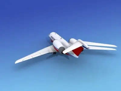 Cessna Citation X V11 3D model