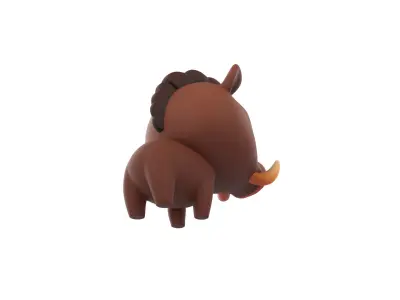 Character196 Boar 3D model