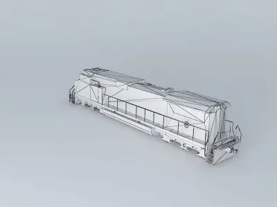 Eco Rail Dash 9 Dummy! Sidings Junk Free 3D model