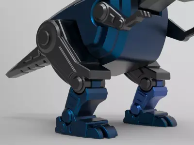 Robot dinosaur model 3D print model