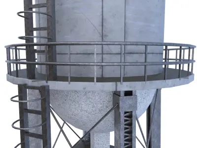 Water Tower 3D model purchase