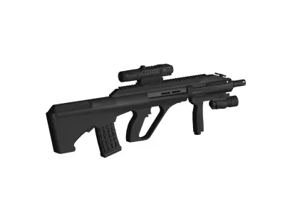 Steyr AUG A3 M1 Rifle 3D model