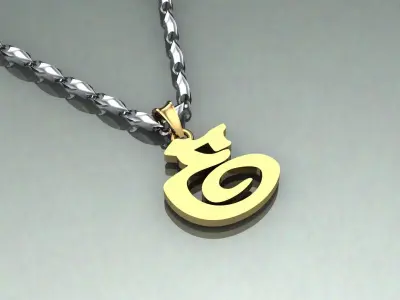 Pendant E-e1 3D print model