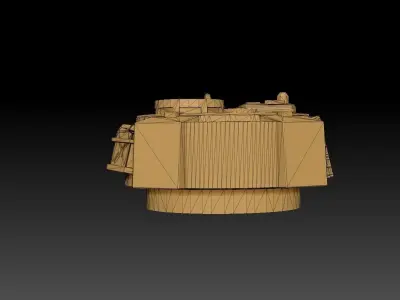 Double Barrelled Tiger Tank Turrets 3D print model