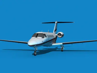 Cessna C528 Citation CJ3 V03 3D model