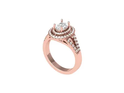 Wedding Ring  3D print model 395