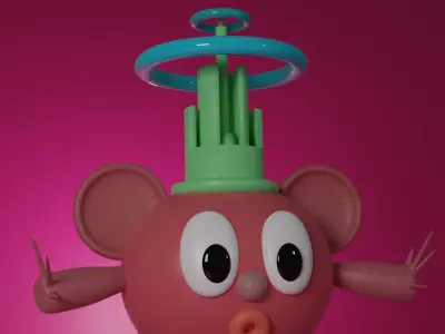 KingOfMousLand toy mouse 3D model