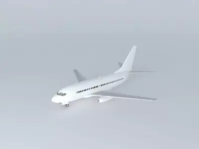 Template Boeing 737 100 Free 3D model