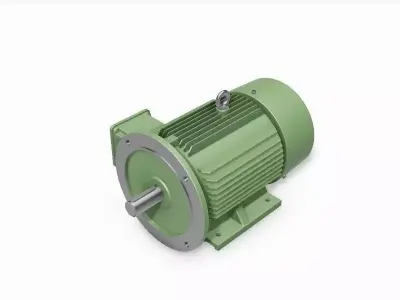 132M B35 Left IEC electric motor - 3D CAD model 3D model