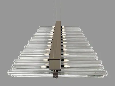 PIANOFORTE modern glass pendant light 3D model