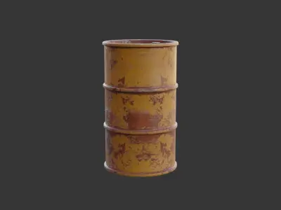Barrel Low-poly 3D model get