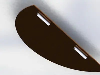 Tank door 3D model