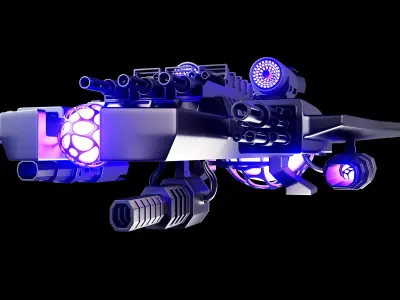 Spaceship 3D model order