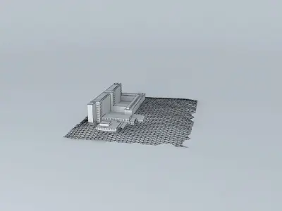 The state hospital for tuberculosis and lung diseases of Latvia Free 3D model