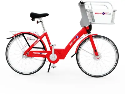 Cincinnati Red Bike BCycle 3D model
