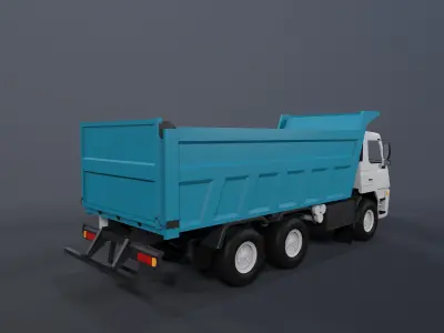 Low Poly Truck Low-poly 3D model by Macrobian from CGTrader