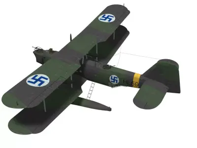 Heinkel He59B 3D model purchase