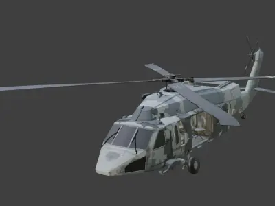 Airplane Low-poly 3D model Low-poly