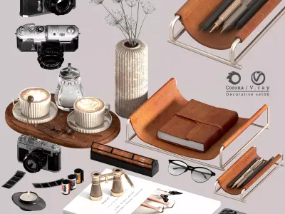 Decorative set 07 3D model