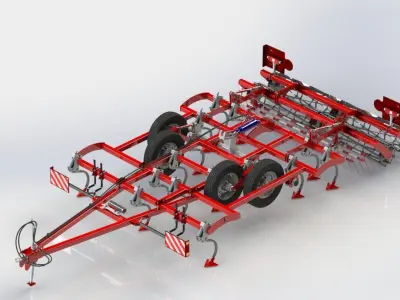 WG 0005 - Cultivator of continuous processing 300 3D model