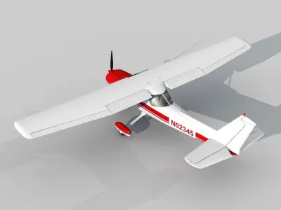 Cessna 150 3D model purchase