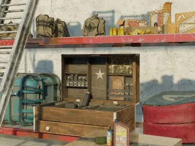 Game Environments Low-poly 3D model