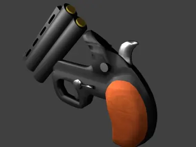 Palm pistol  3D model