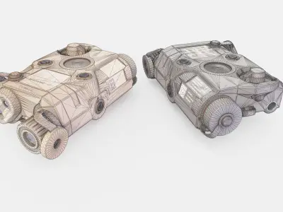 EOTech ATPIAL AN PEQ-15 Laser Aiming Device Low-poly 3D model