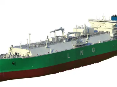 LNG Tanker 3D model