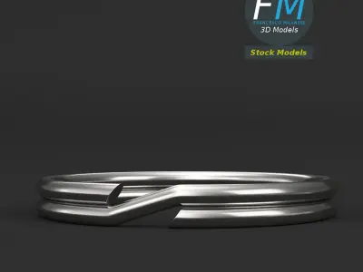 Split rings 3D model