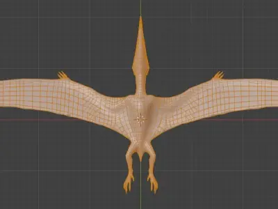 PTERANODON Low-poly 3D model