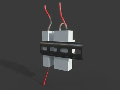 Circuit Breaker-Fuse Free 3D model