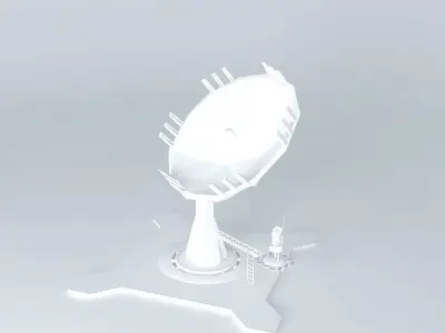 Turret Telescope Free 3D model