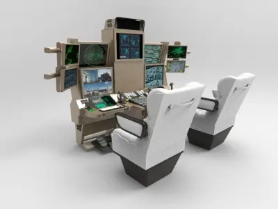 Drone Command Center 3D model by octagram14