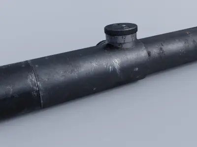 PU Scope Low-poly 3D model