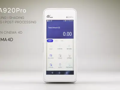 Pax A920Pro 3D model