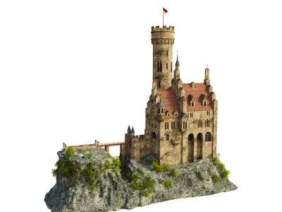 Lichtenstein Castle 3D model