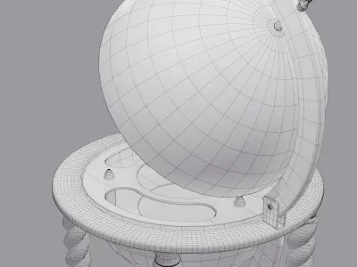 Globe for alcohol 3D model