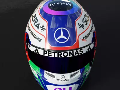 F1 Kimi Antonelli Helmet 2026 3D model