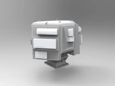 AN SLQ-32 electronic warfare 3D print model