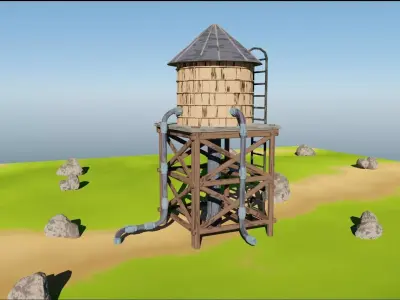 Water tank  Free 3D model