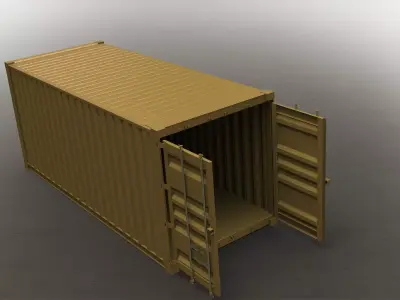 Container shipping 3D model buy