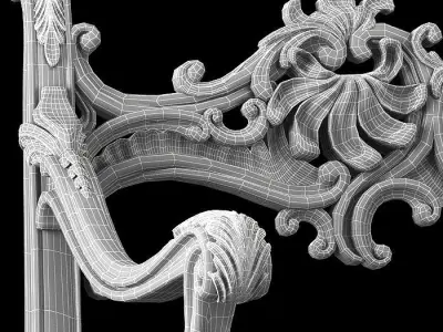 venice armchair 3D model