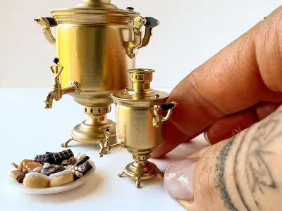 Samovar Vintage Fire Pot 3D print model