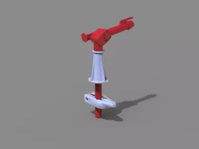 Rotatable extinguishing monitor for Fairmount Summit 3D print model