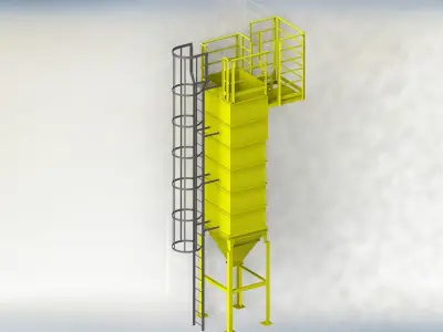 Cement filter Free 3D model
