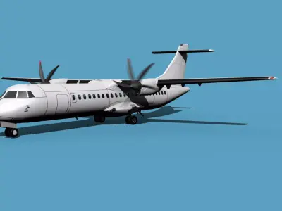 ATR  ATR-72-600 Unmarked 1 3D model